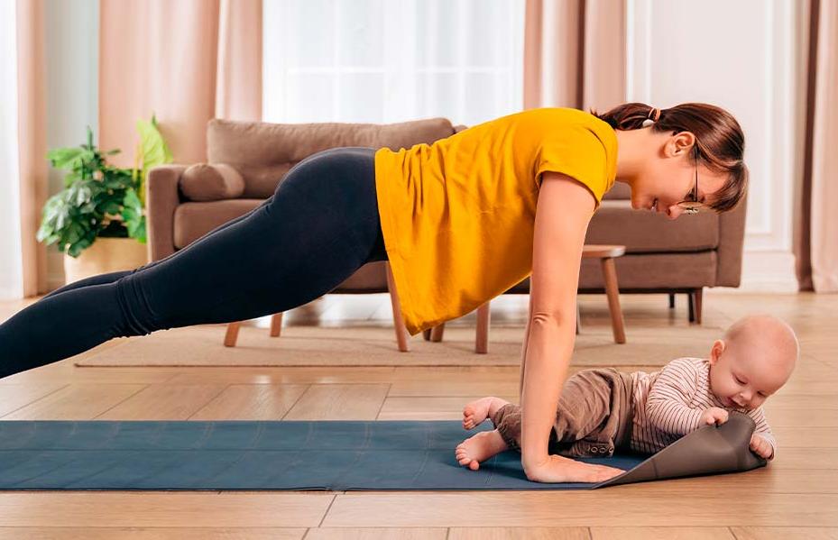 5 ejercicios posparto que favorecen el suelo pélvico